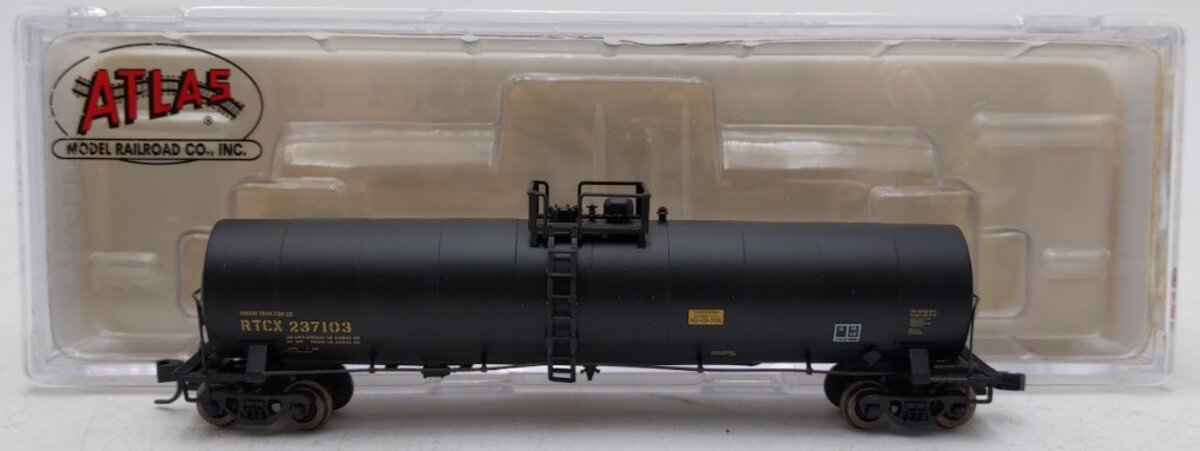 Atlas 30751 N Scale Republic Car Line 23,500 Gallon Tank Car #237103 EX/Box