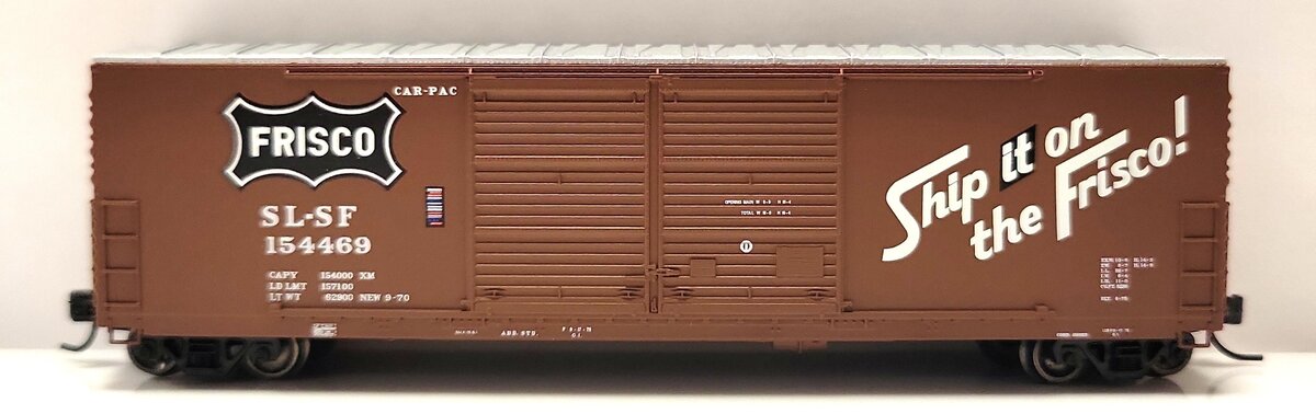 ExactRail EN-50809-2 N Scale SLSF 5200 Cu Ft Boxcar #154469 LN/Box