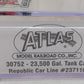 Atlas 30752 N Scale Republic Car Line 23,500 Gal. Tank Car #237110 LN/Box