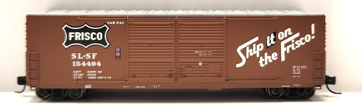 ExactRail EN-50809-3 N Scale SLSF 5200 Cu Ft Boxcar #154494 LN/Box
