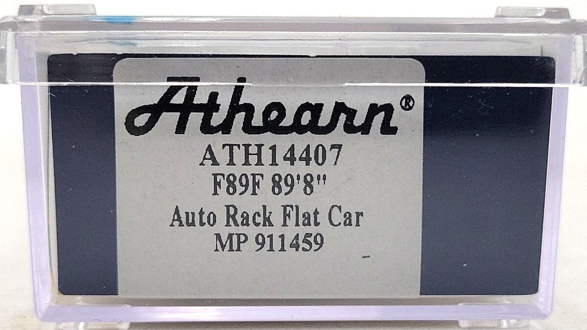 Athearn 14407 N MP/T&P F89-F Tri-Level Auto Rack #911459 LN/Box