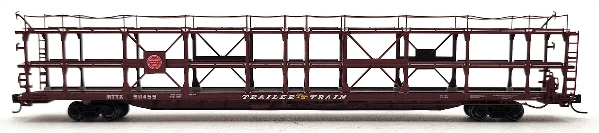 Athearn 14407 N MP/T&P F89-F Tri-Level Auto Rack #911459 LN/Box