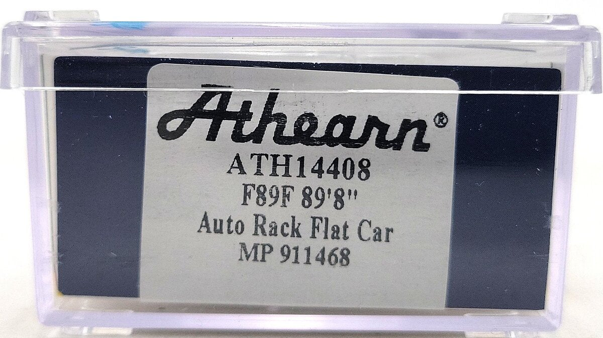 Athearn 14408 N MP/T&P F89-F Tri-Level Auto Rack #911468 LN/Box