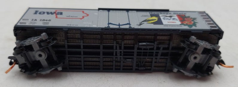 Micro-Trains 02100380 N Scale Iowa 40' Standard Plug Door Boxcar #1846 LN/Box