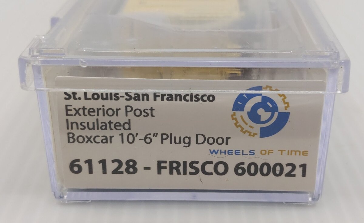Wheels of Time 61128 N St. Louis San Francisco PC&F 50' Boxcar #600021