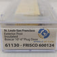 Wheels of Time 61130 N St. Louis San Francisco PC&F 50' Boxcar #600124 LN/Box