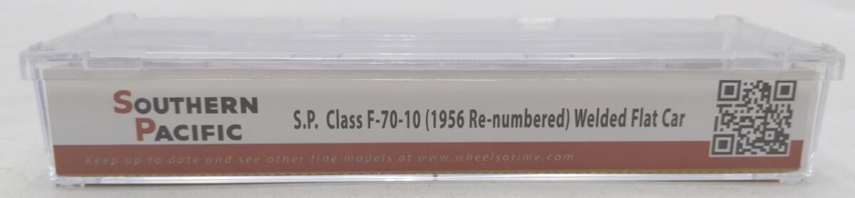 Wheels of Time 50091 N Scale Southern Pacific 53'6' Fish Belly Flat Car #562860 LN/Box