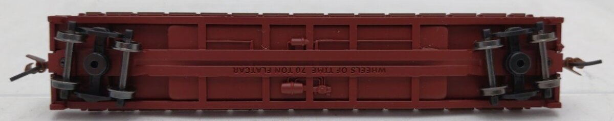 Wheels of Time 50091 N Scale Southern Pacific 53'6' Fish Belly Flat Car #562860 LN/Box