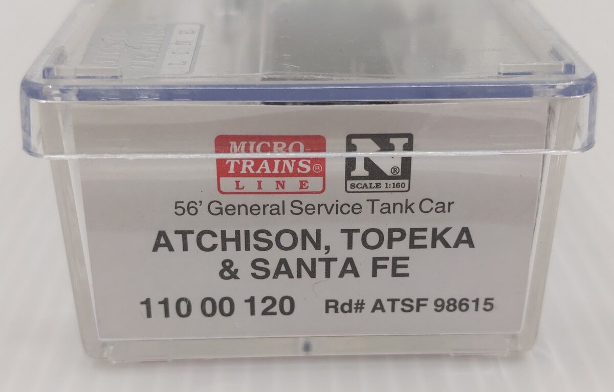 Micro-Trains 11000120 N ATSF 56' General Service Single Dome Tank Car #98615 LN/Box