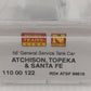 Micro-Trains 11000122 N Santa Fe 56' General Service Tank Car #98616 LN/Box