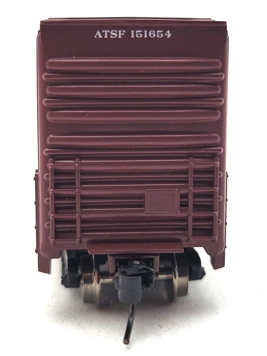 Athearn ATH1465 N Scale Santa Fe 50' High Cube Smooth Side Boxcar #151654 EX/Box