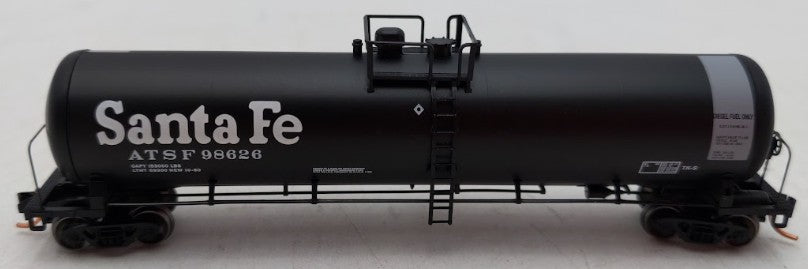 Micro-Trains 98626 N Scale ATSF "Larkspur" Diesel Fuel Tank Car #98626 EX/Box