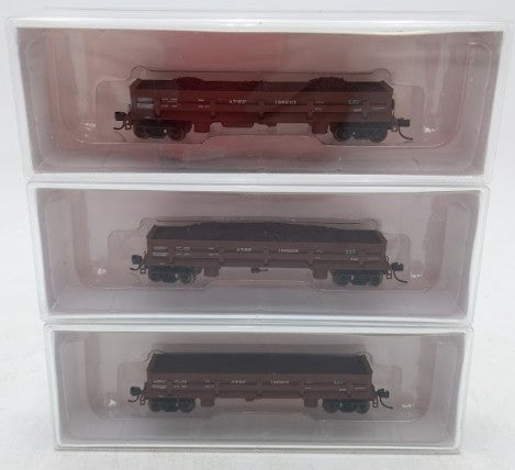 Walthers 932-38603 N Scale Santa Fe Difco Dump Car Set (3-Pack) LN/Box