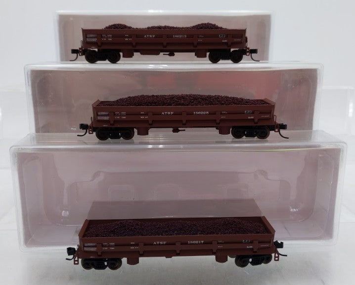 Walthers 932-38603 N Scale Santa Fe Difco Dump Car Set (3-Pack) LN/Box
