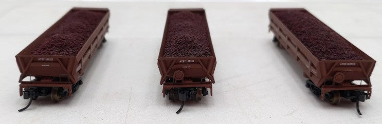 Walthers 932-38603 N Scale Santa Fe Difco Dump Car Set (3-Pack) LN/Box