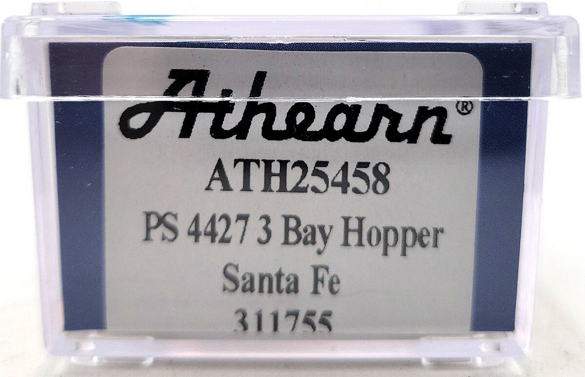 Athearn 25458 N Scale Santa Fe Hopper Car #311755 LN/Box