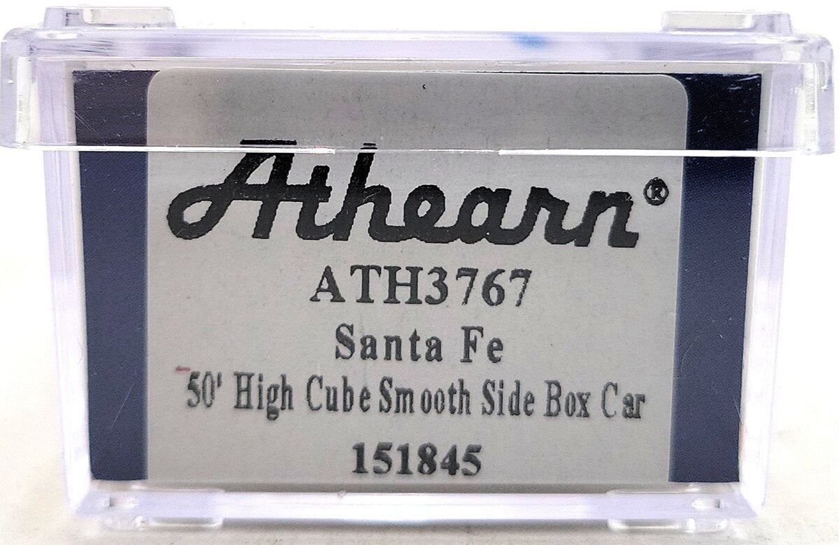 Athearn 3767 N Santa Fe 50' Smooth High Cube Plug Door Box #151845