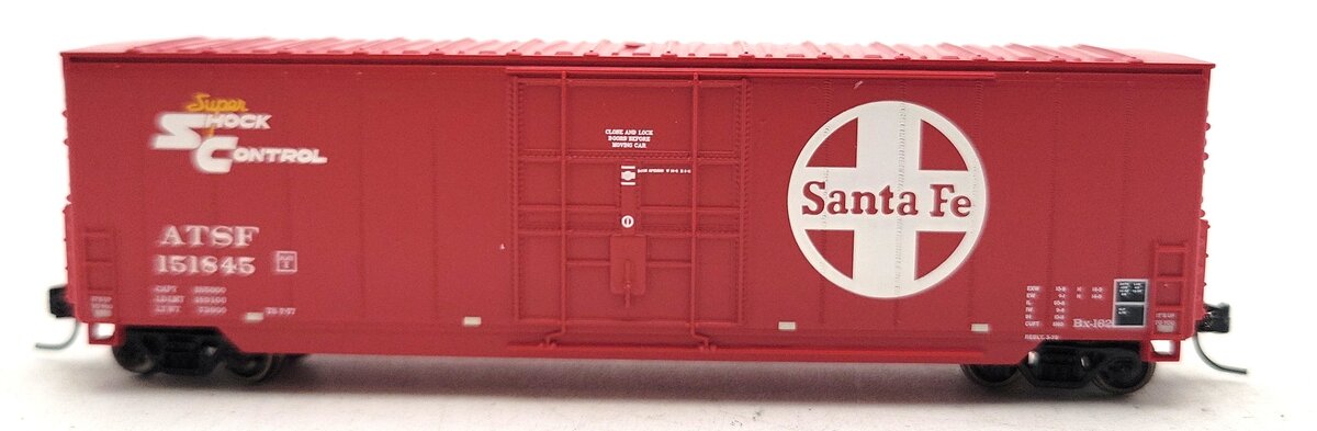 Athearn 3767 N Santa Fe 50' Smooth High Cube Plug Door Box #151845