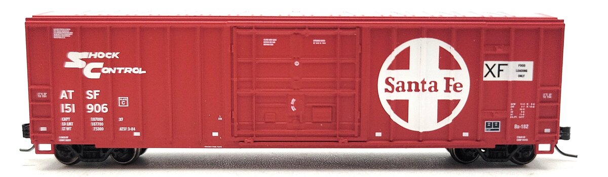 Athearn 3756 N Santa Fe 50' FMC Superior Plug Door Box #151906