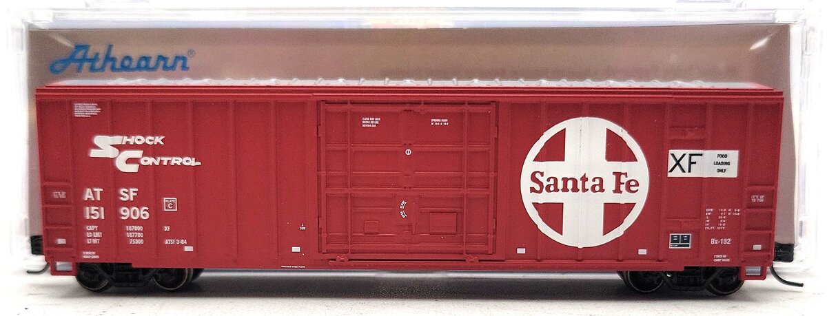 Athearn 3756 N Santa Fe 50' FMC Superior Plug Door Box #151906