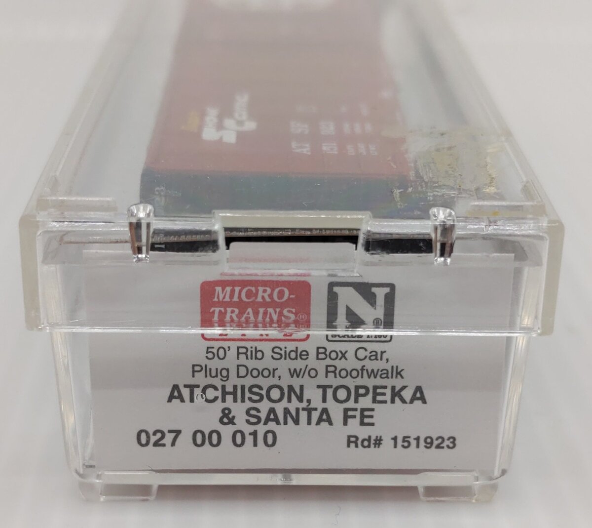 Micro-Trains 02700010 N Santa Fe FMC 50' RIB Side Boxcar Plug Door #151923 LN/Box