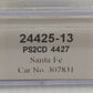 Trainworx Inc 24425-13 N Santa Fe PS2-CD Covered Hopper #307831 LN/Box