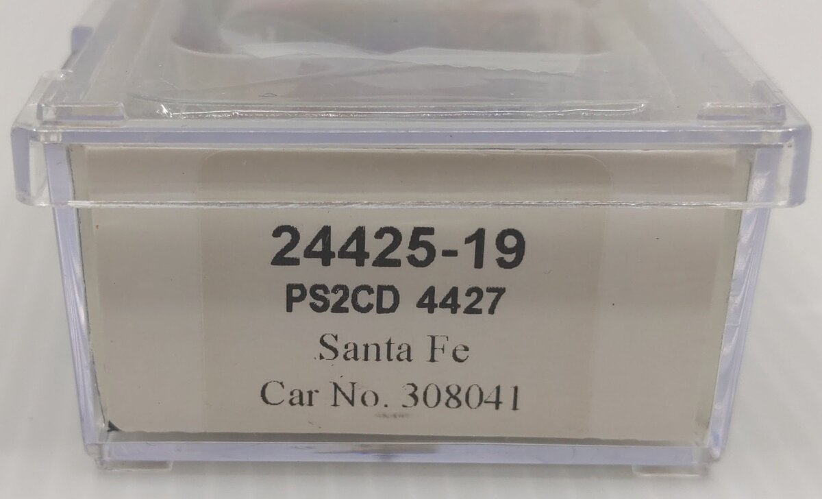 Trainworx Inc 24425-19 N Santa Fe PS2-CD Covered Hopper #308041