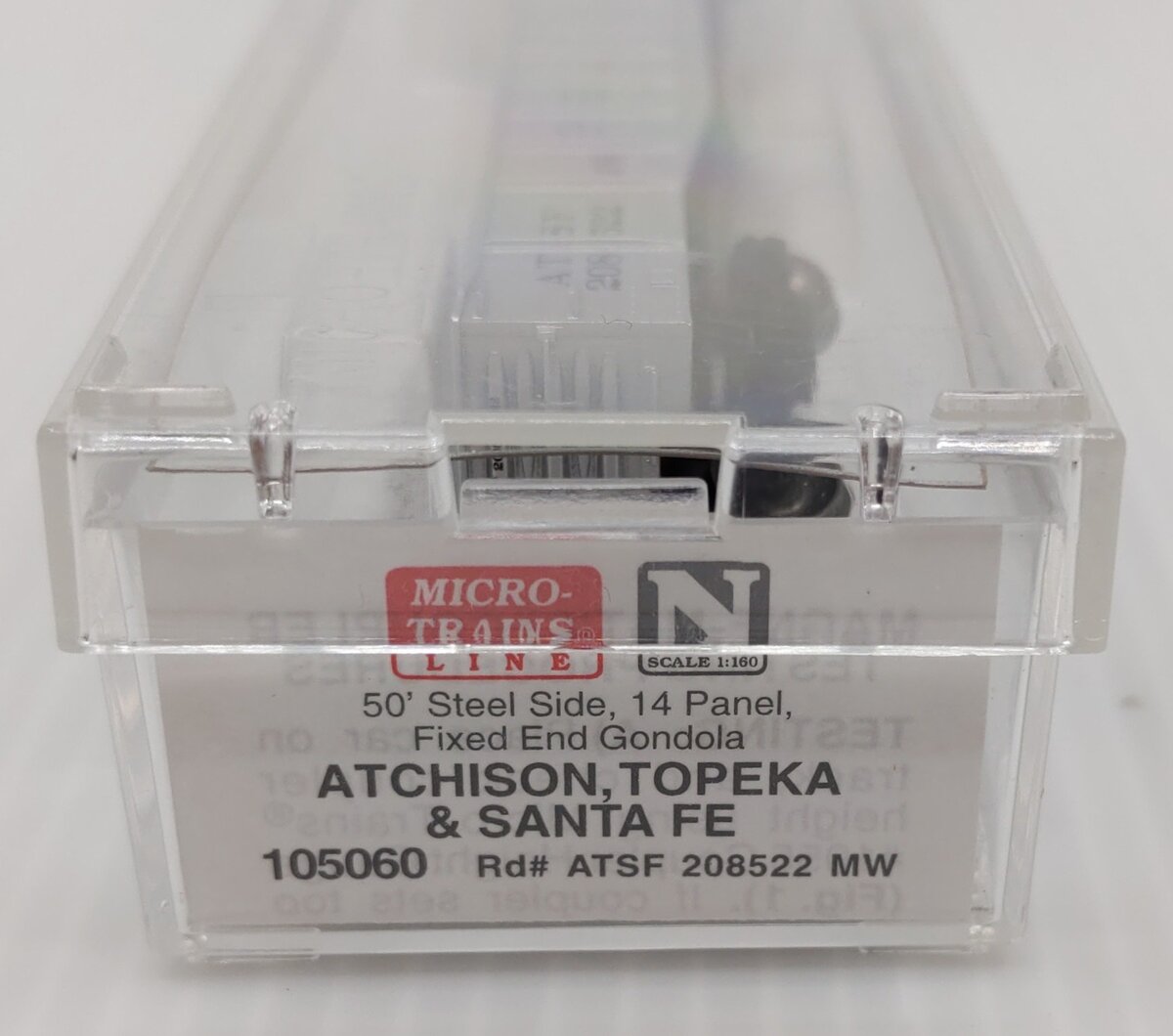 Micro-Trains 10500060 N ATSF 50' 14 Panel Steel Fishbelly Side Gondola #208522 LN/Box