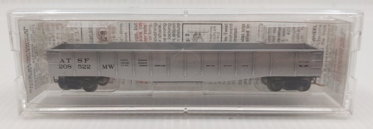 Micro-Trains 10500060 N ATSF 50' 14 Panel Steel Fishbelly Side Gondola #208522 LN/Box