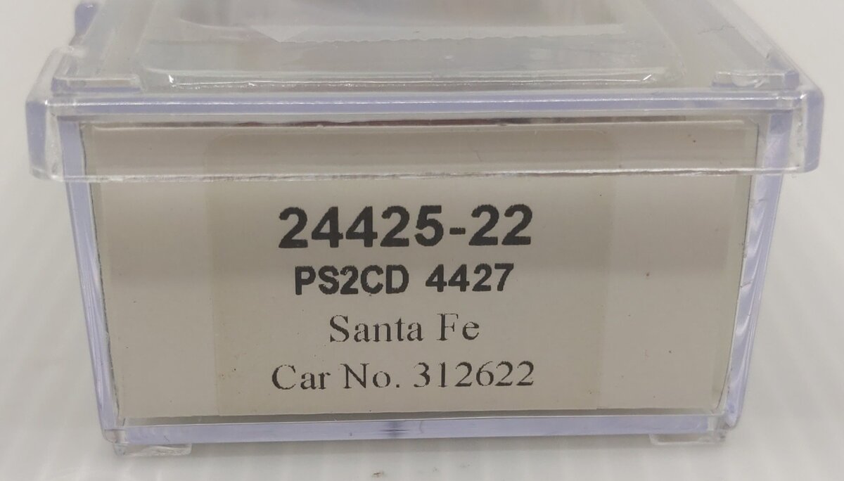 Trainworx Inc 24425-22 N Santa Fe PS2-CD Covered Hopper #312622