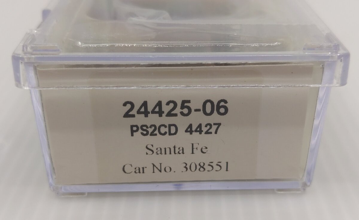 Trainworx Inc 24425-06 N Santa Fe PS2CD 4427 Covered Hopper #308551