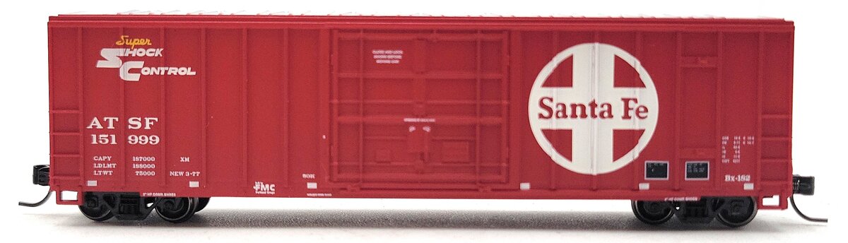 Athearn 24213 N Santa Fe 50' FMC Plug Door Box #151999 LN/Box