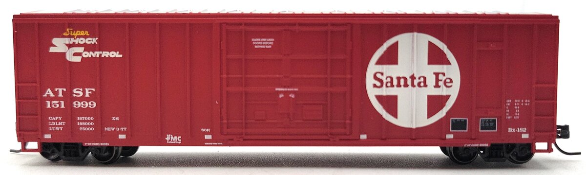 Athearn 24213 N Santa Fe 50' FMC Plug Door Box #151999 LN/Box
