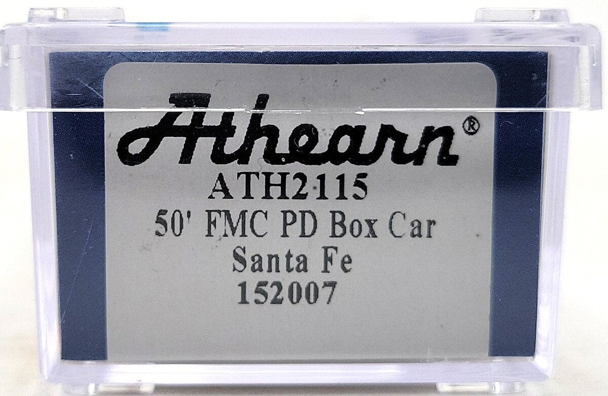 Athearn ATH2115 N Scale 50' FMC PD Santa Fe Boxcar #152007 LN/Box