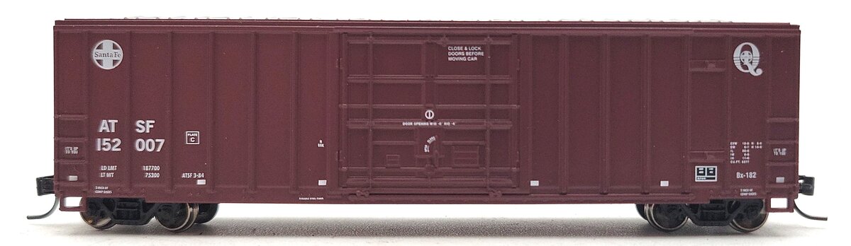 Athearn ATH2115 N Scale 50' FMC PD Santa Fe Boxcar #152007 LN/Box