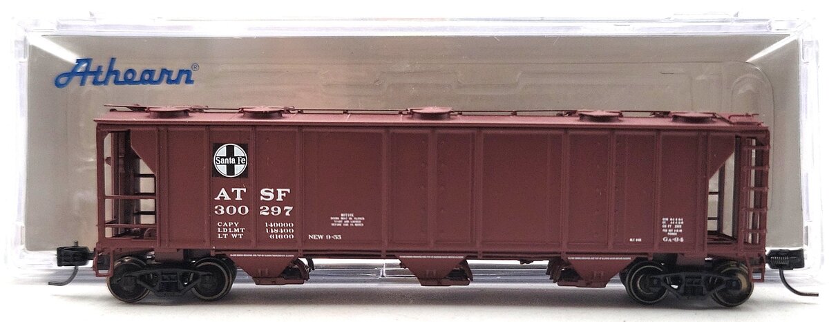 Athearn 23830 N Santa Fe PS-2 2893 Covered Hopper Early #300297