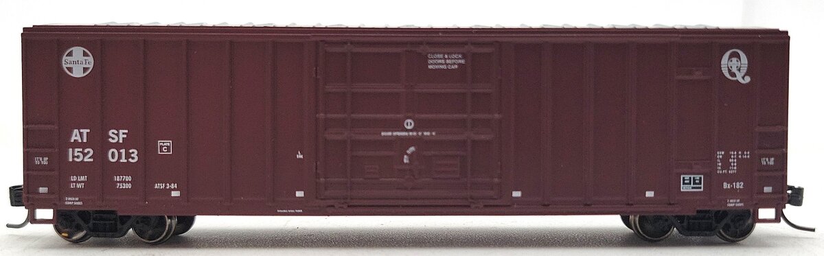 Athearn 2116 N Santa Fe 50' FMC Superior Plug Door Boxcar #152013