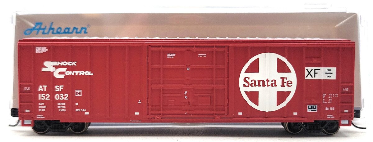 Athearn 3757 N Santa Fe 50' FMC Superior Plug Door Box #152032 LN/Box