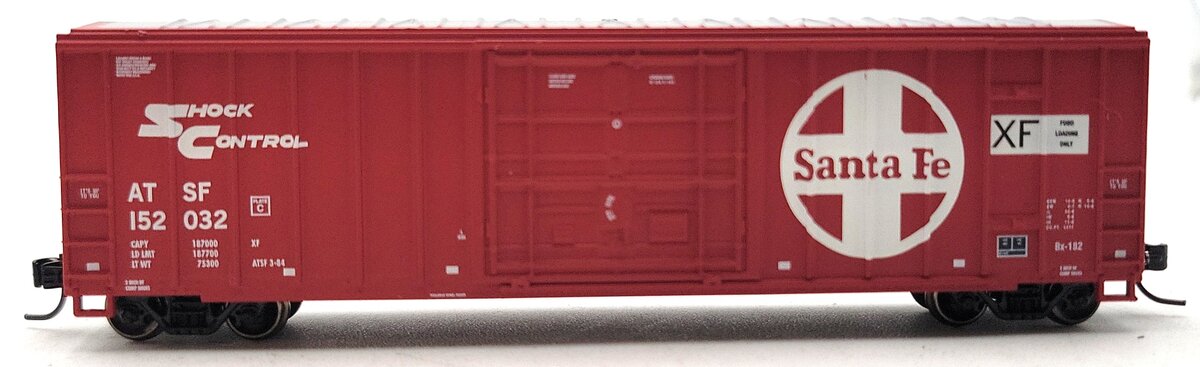 Athearn 3757 N Santa Fe 50' FMC Superior Plug Door Box #152032 LN/Box