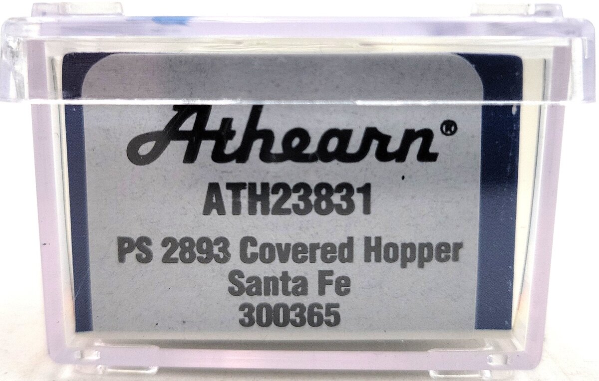 Athearn ATH23831 N Scale Santa Fe PS-2893 Covered Hopper #300365 LN/Box
