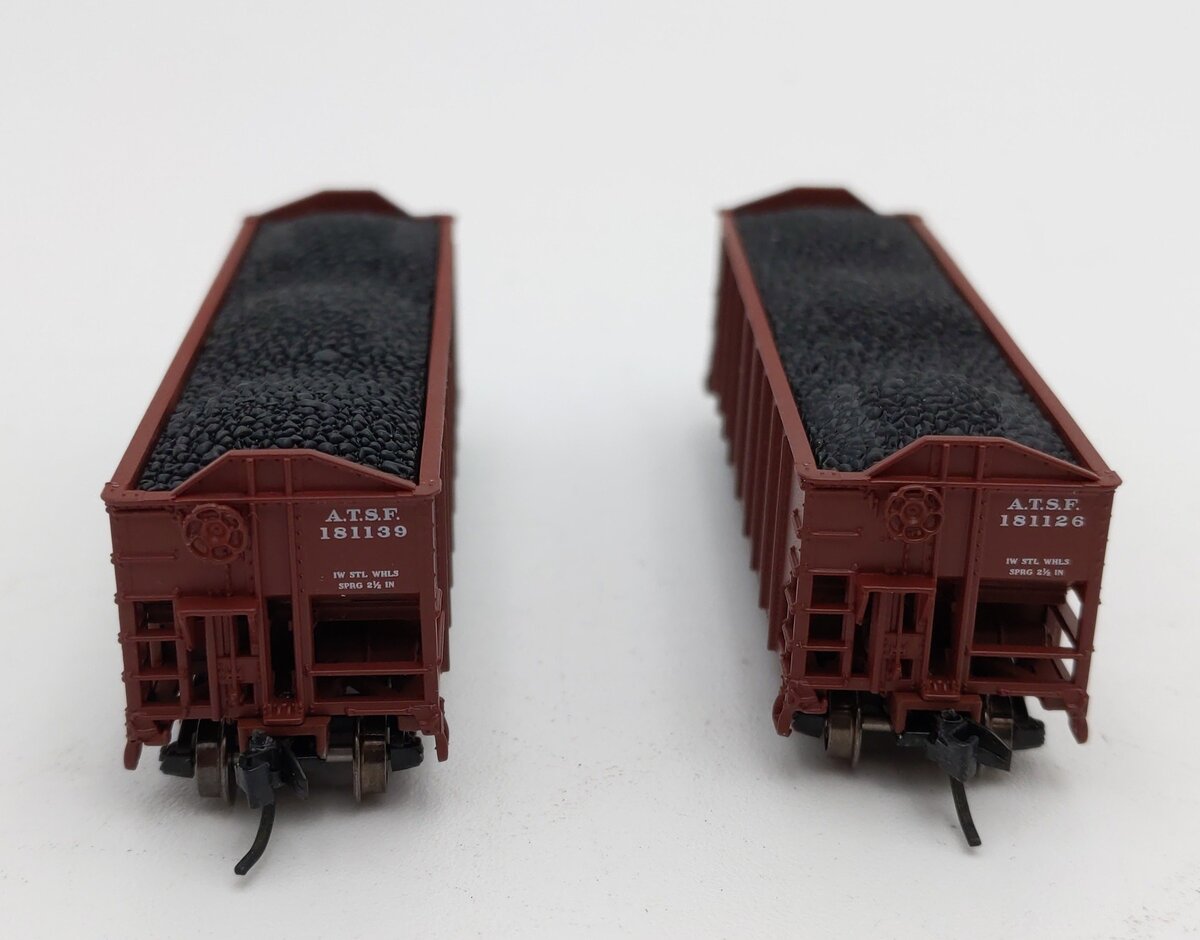 Broadway Limited 7151 N ATSF 3-Bay Hopper Cars #181126/181139 (Set of 2) LN/Box