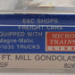 E&C Shops 826 N Scale ATSF 65' Mill Gondola with Load #169375 LN/Box