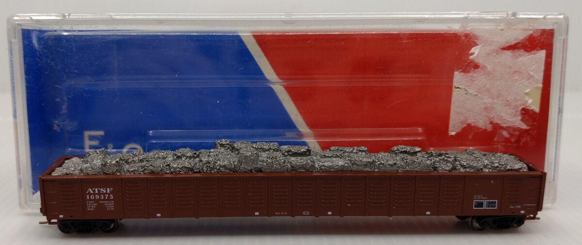 E&C Shops 826 N Scale ATSF 65' Mill Gondola with Load #169375 LN/Box