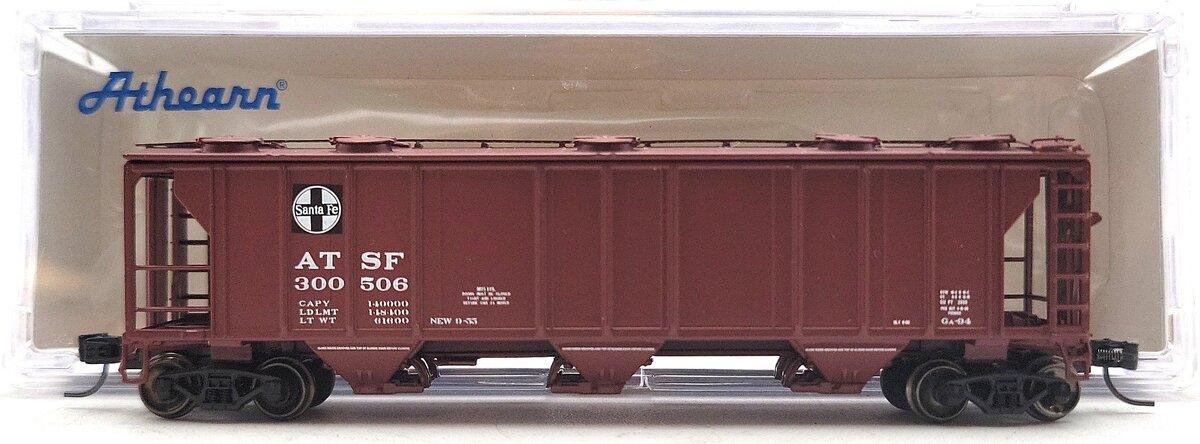 Athearn ATH23832 Santa Fe PS-2893 Covered Hopper #300506 LN/Box