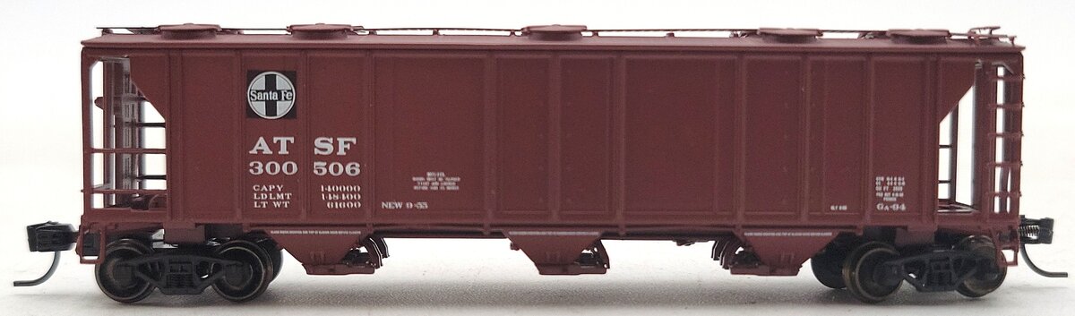 Athearn ATH23832 Santa Fe PS-2893 Covered Hopper #300506 LN/Box