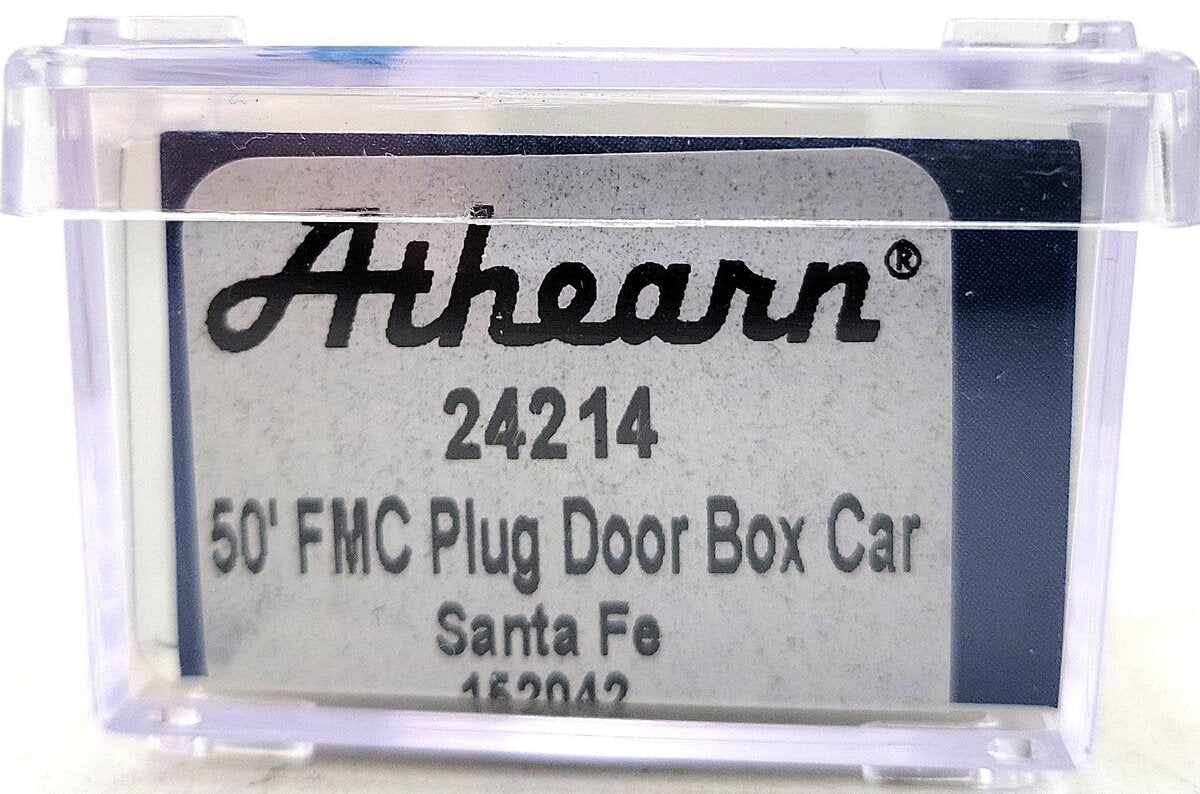 Athearn 24214 24214 N Scale Santa Fe 50' FMC Plug Door Box Car #152042 LN/Box