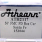 Athearn 2117 N Scale Sana Fe 50' FMC Superior Plug Door Boxcar #152044