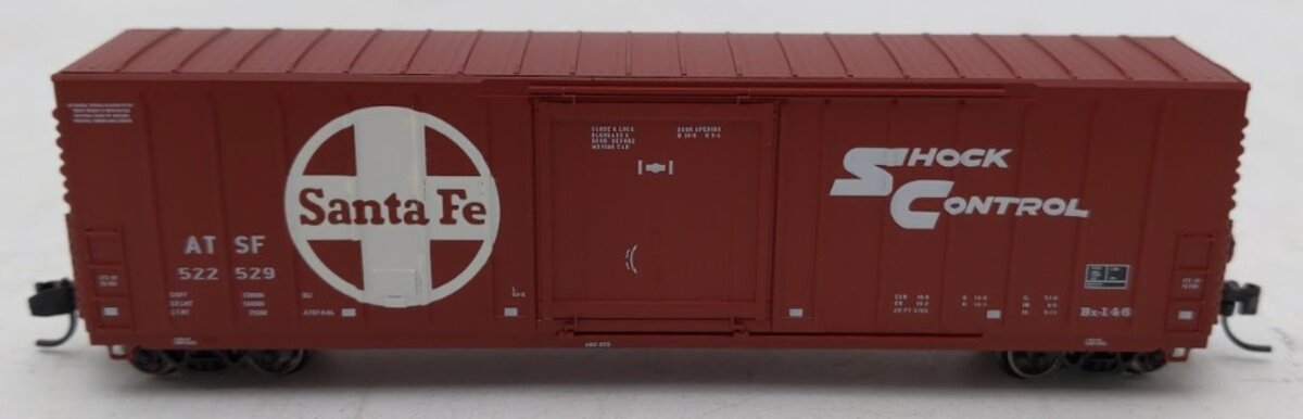 Wheels of Time 61162 N Scale Atchison Topeka Santa Fe PC&F 50' Boxcar #522529 LN/Box