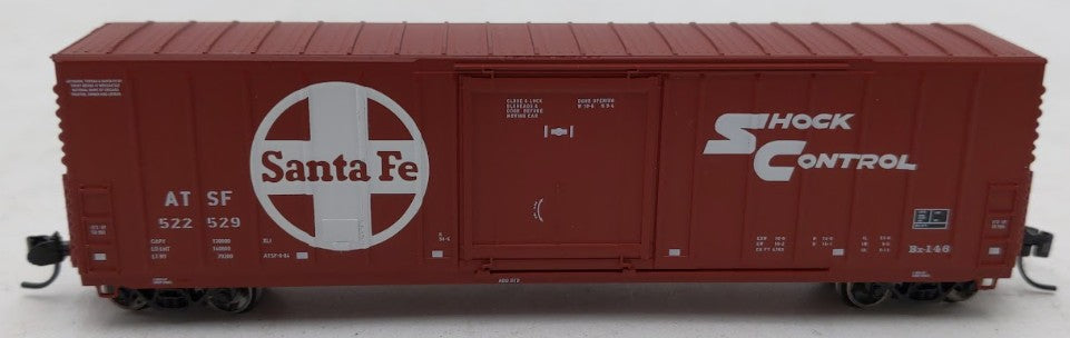 Wheels of Time 61162 N Scale Atchison Topeka Santa Fe PC&F 50' Boxcar #522529 LN/Box