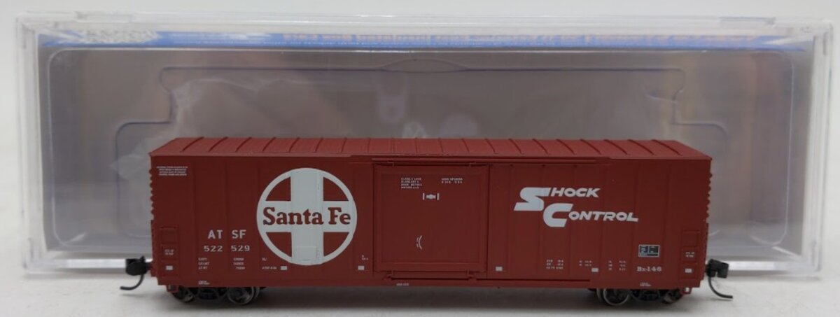 Wheels of Time 61162 N Scale Atchison Topeka Santa Fe PC&F 50' Boxcar #522529 LN/Box